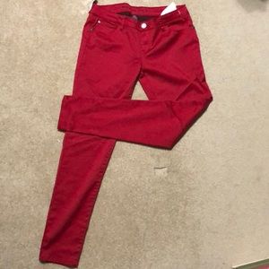 Red jeans size 11